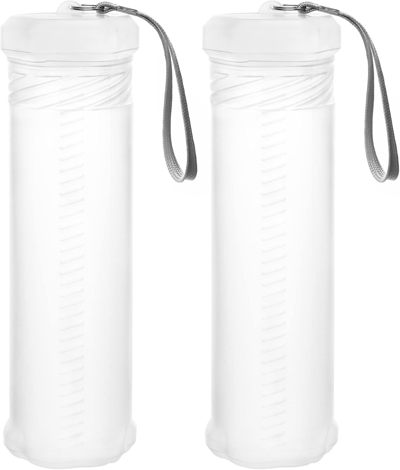 Extendable Artist Storage Tube - Durable Plastic, 2 Pack Adjustable Length 8.5"