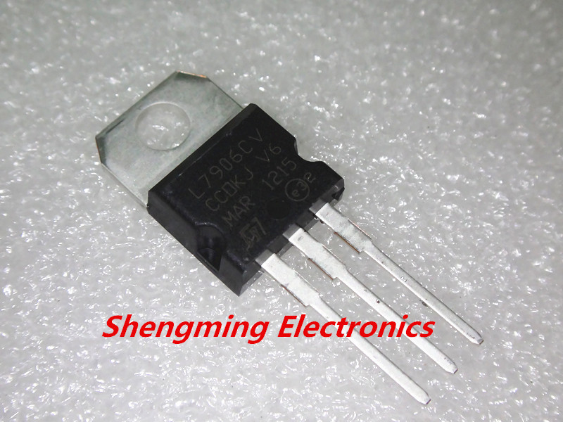 10pcs L7906CV L7906 -6V TO-220 regulator IC
