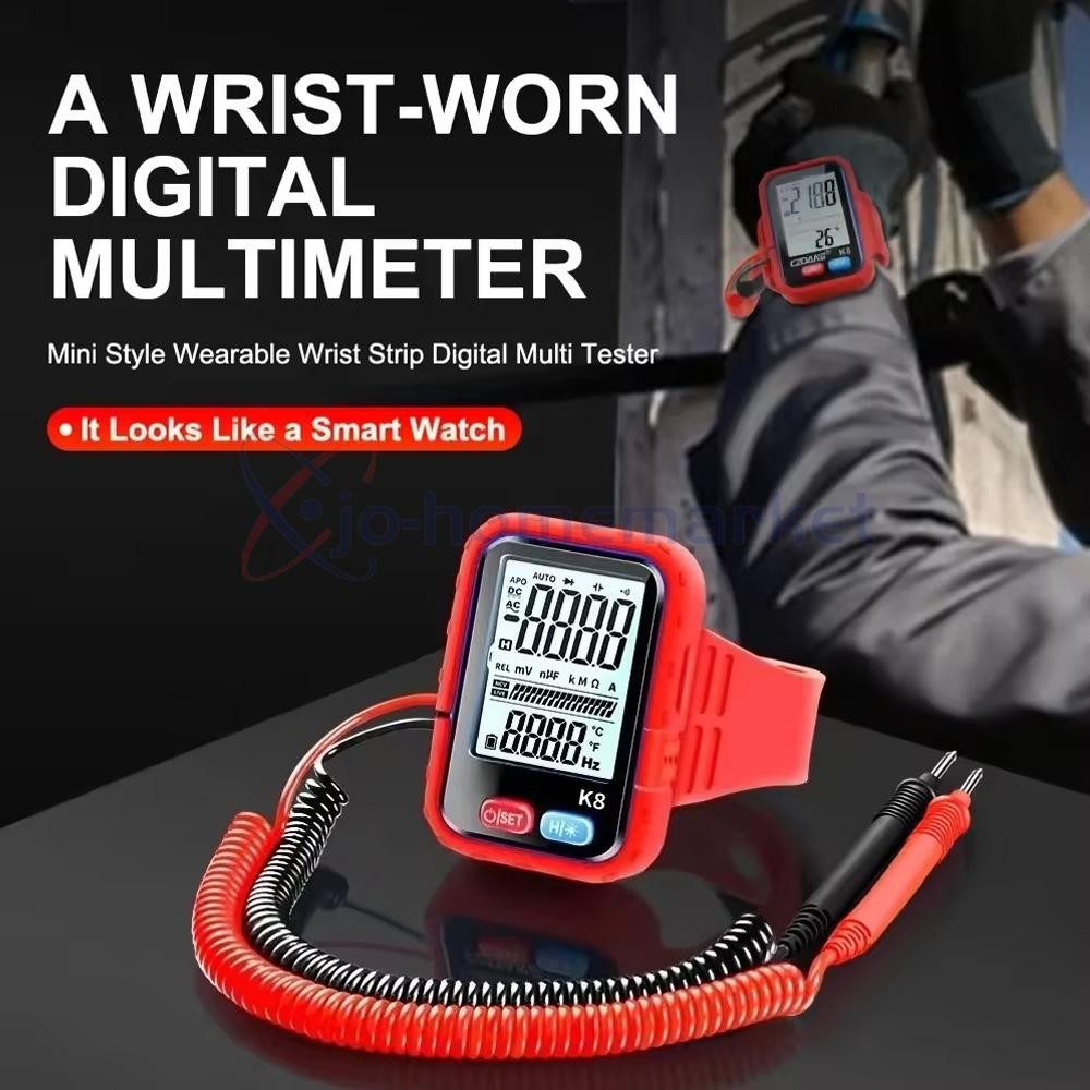 K8 Digital Smart Wristband Multimeter, High-Precision Voltage Current Resistance