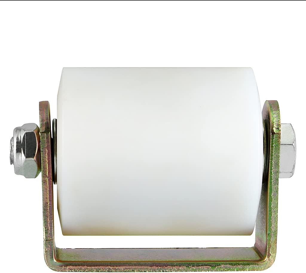 2-Pack Slide Gate Guide Roller 3 Inches, Rolling Gates Guider with C Bracket, Ny