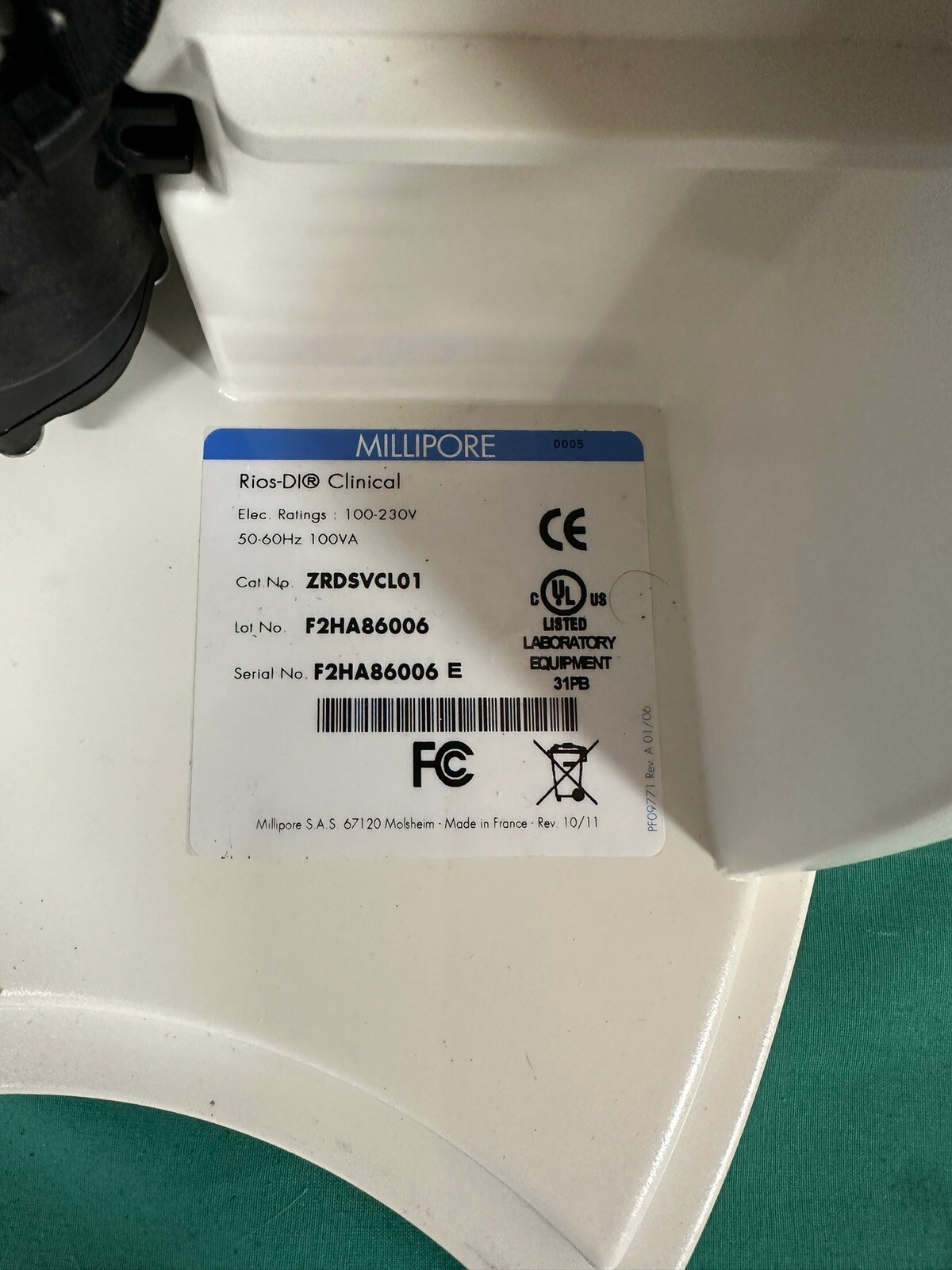 Millipole Rios-DI Clinical
