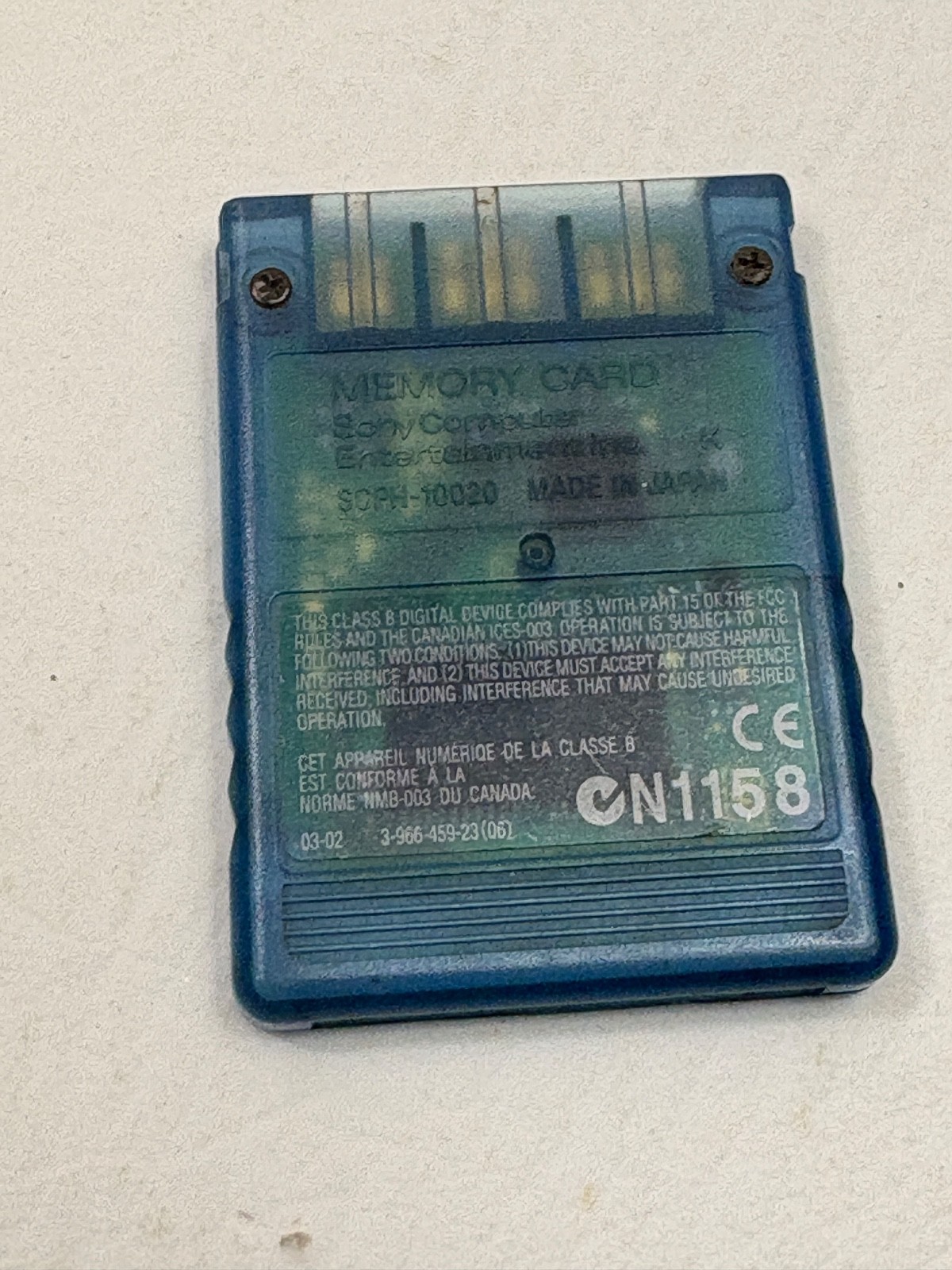 Playstation 2 Memory Cards Select From Drop-Down Option