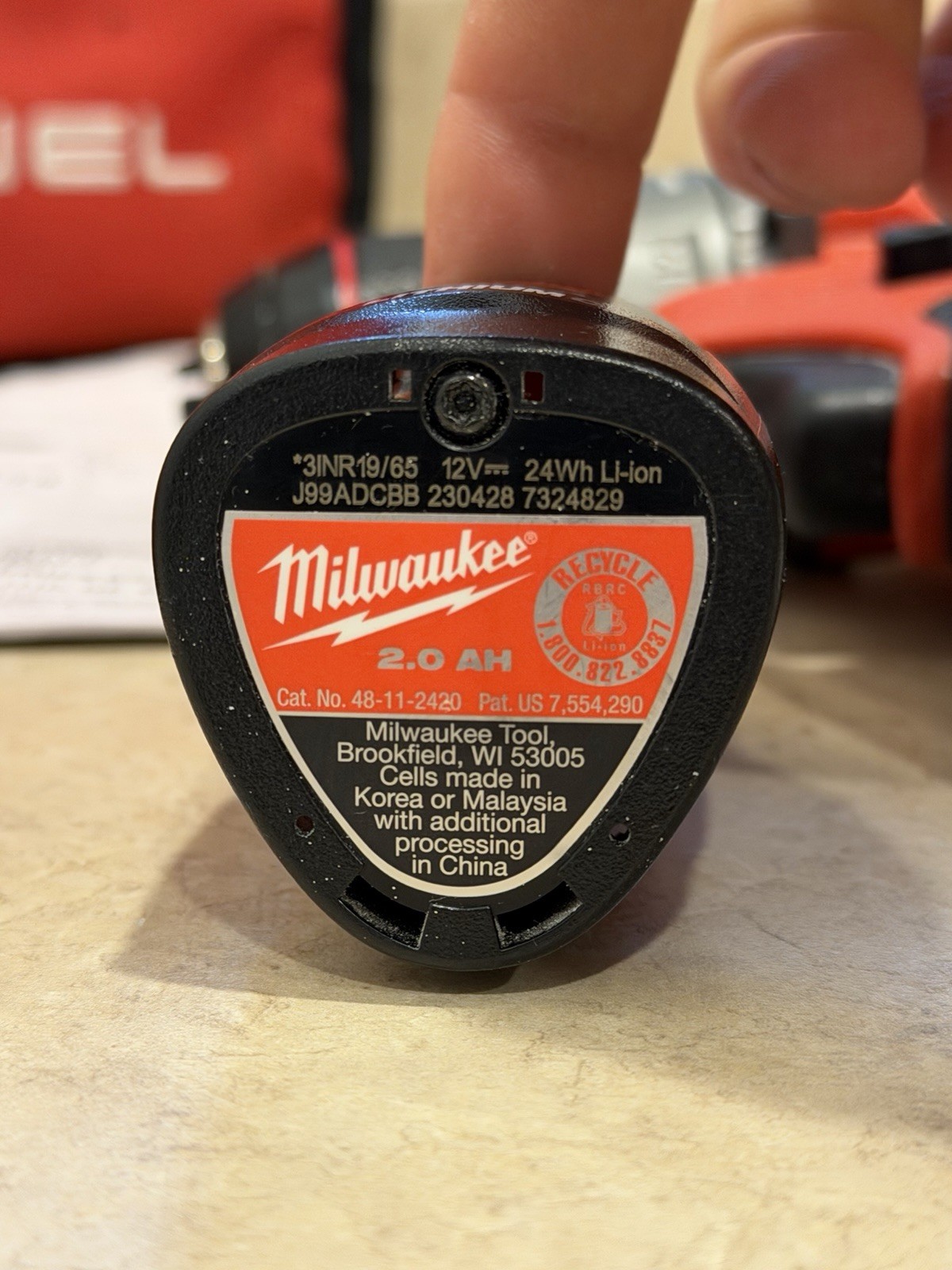 Milwaukee M12 FUEL 3404-20 1/2in Hammer Drill/Driver w/ 2.0btry +Chgr + Bit Set