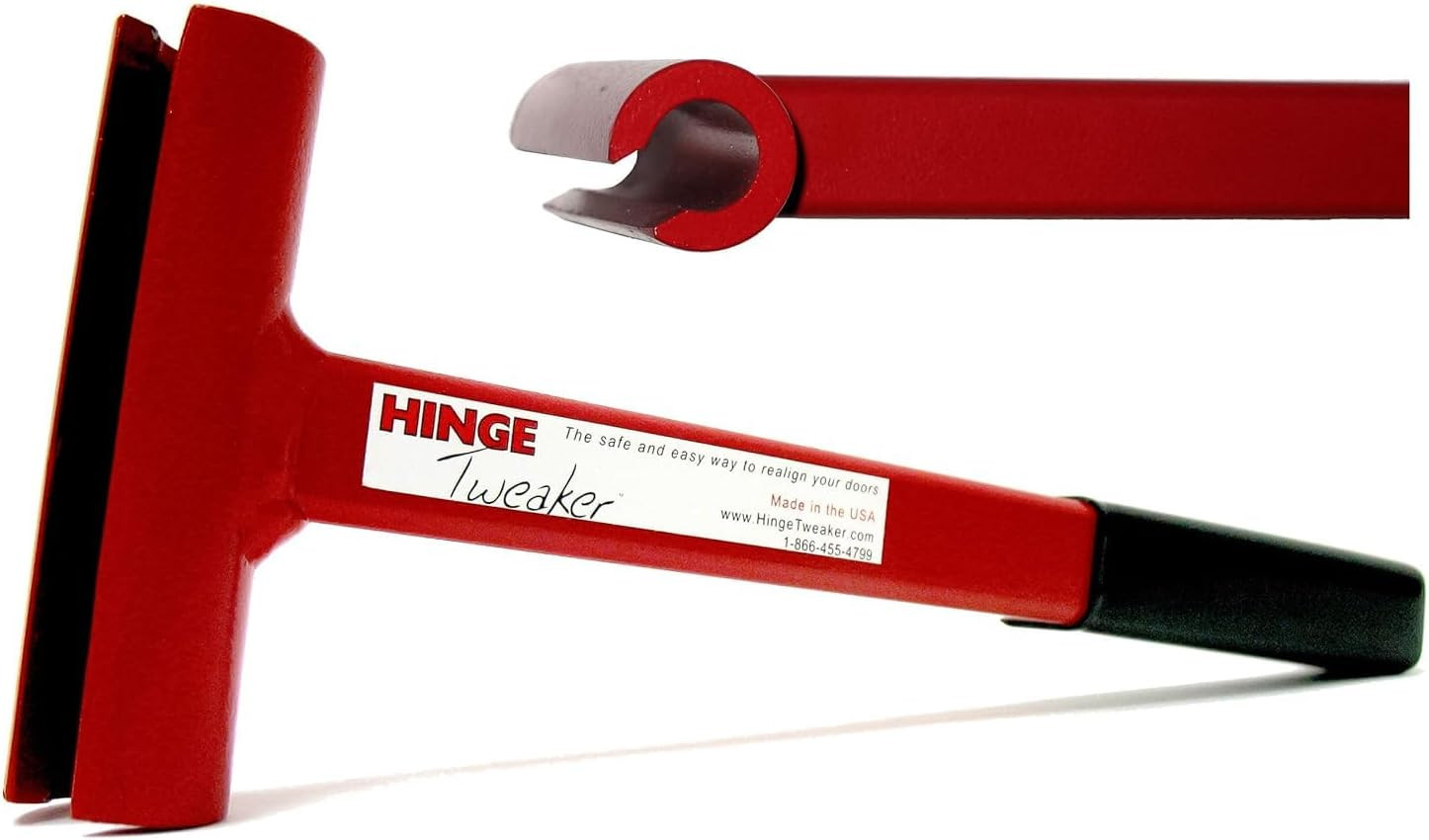 Red Standard Weight Size for .134 Gauge Commercial Door Hinge Adjustment Tool/Hi