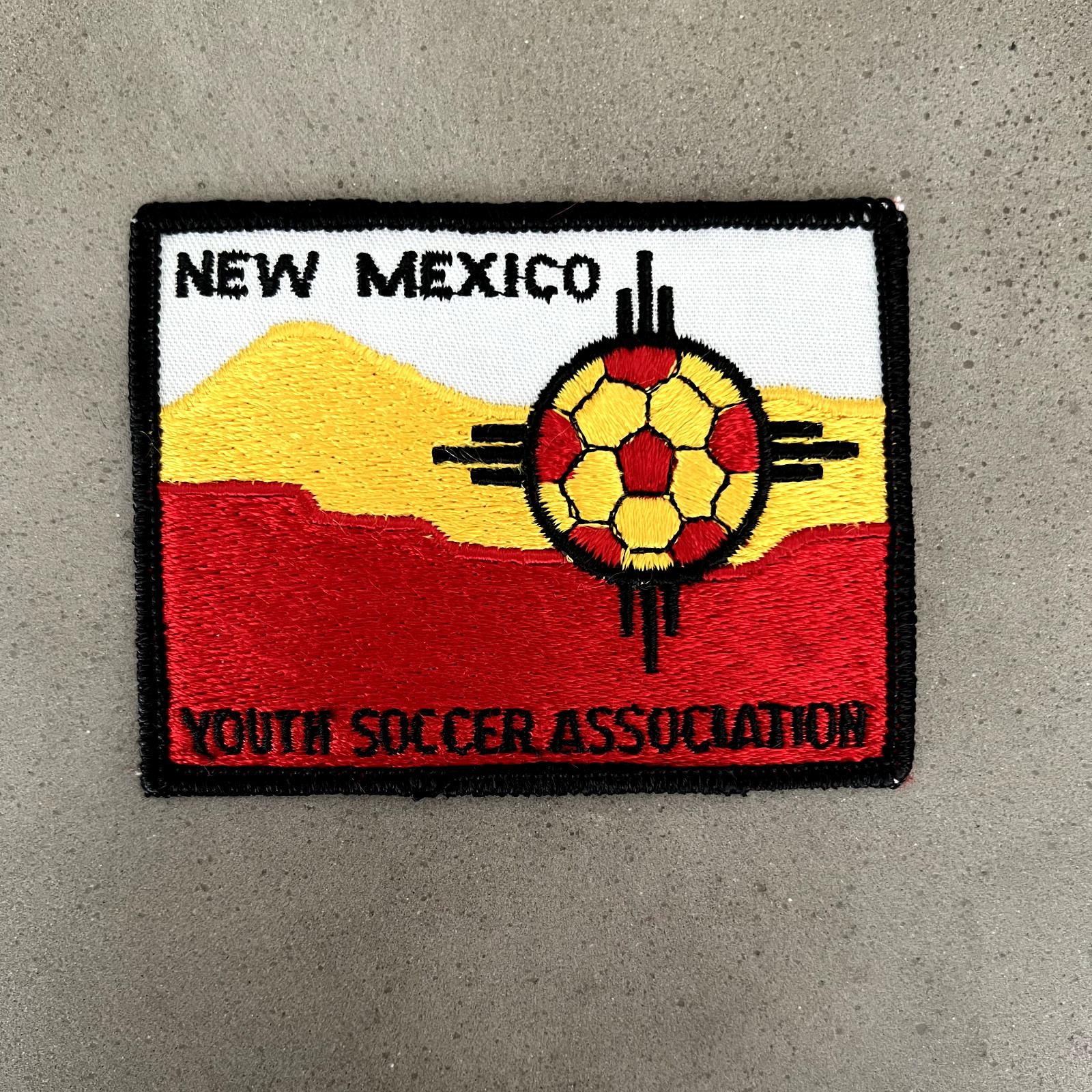 Vintage New Mexico Youth Soccer Association patch 1980s