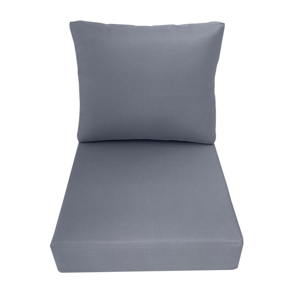 *COVER ONLY*- Outdoor Deep Seat Backrest Pillow Slipcover Knife Edge Large-AD001