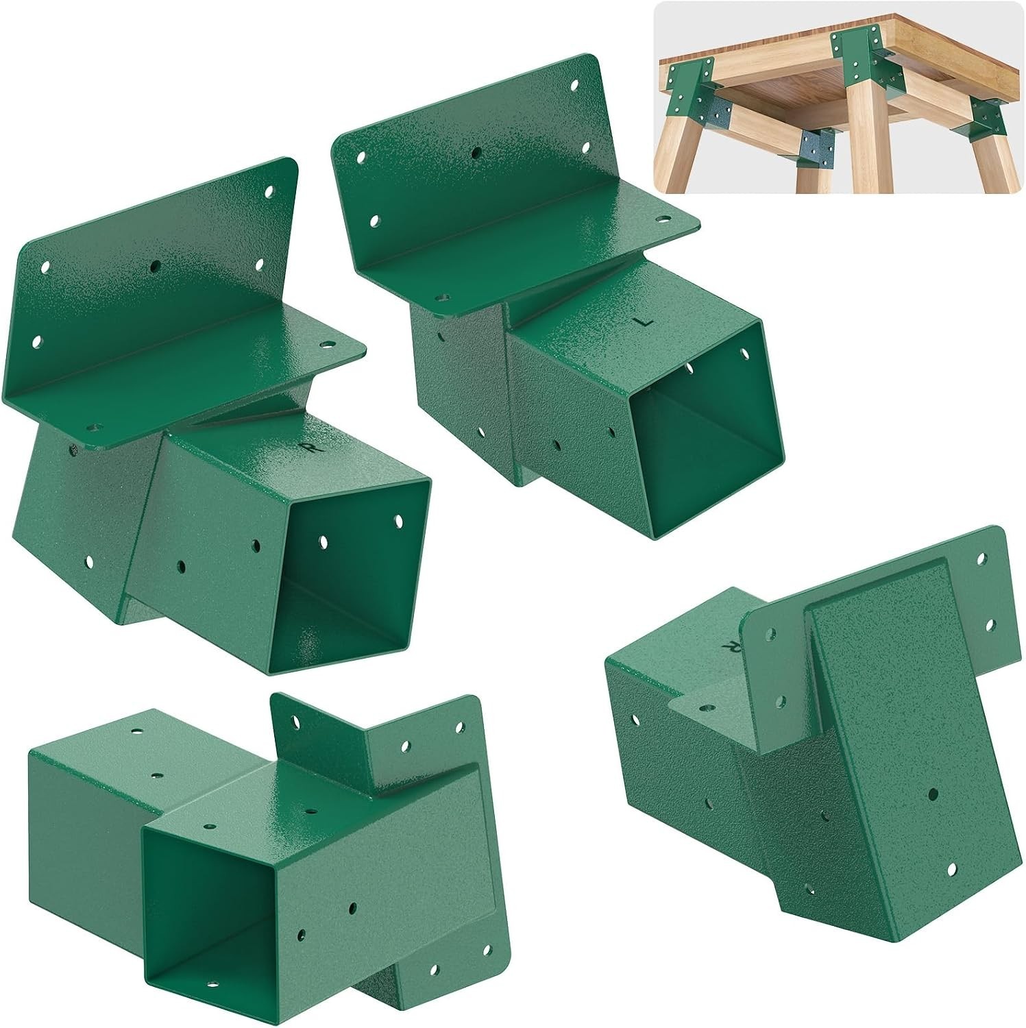 Dolibest Heavy Duty Deer Stand Brackets, 4x4 Compound Angle Bracket,