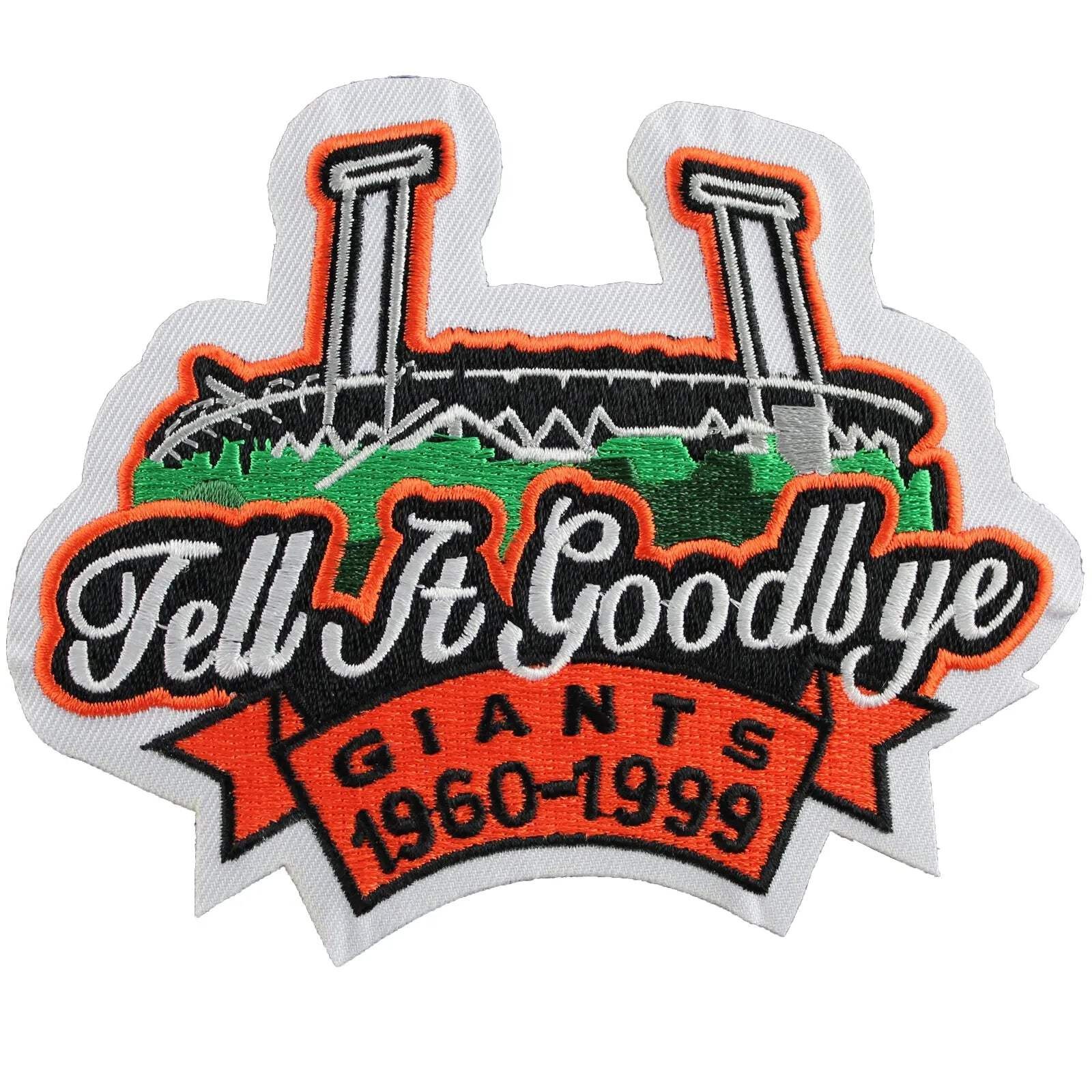 1999 San Francisco Giants Candlestick Park Closing Tell It Goodbye Jersey Patch