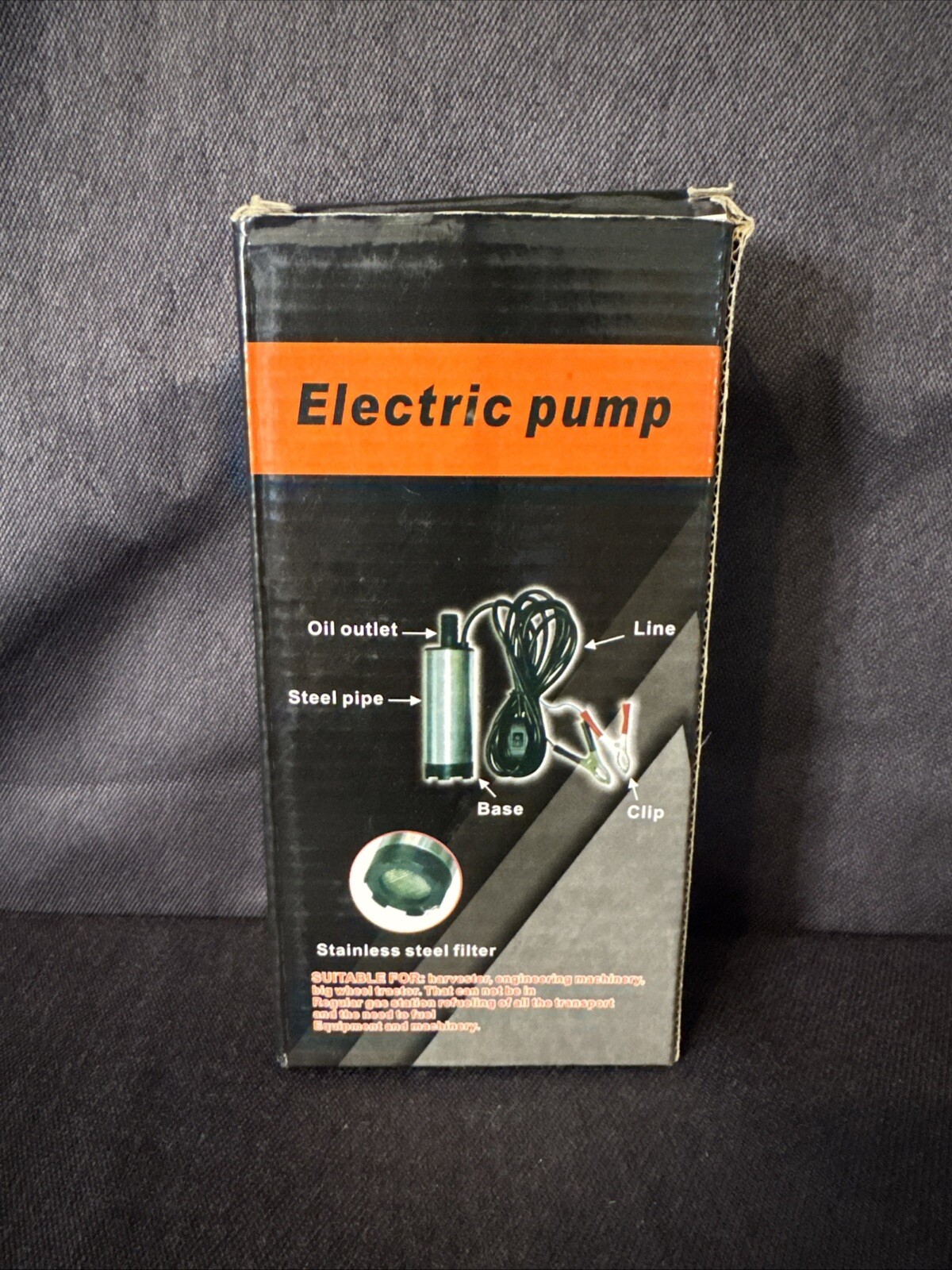 Electric Submersible Pump Fuel Water Oil Stainless Steel Pumps DC 12V Tool