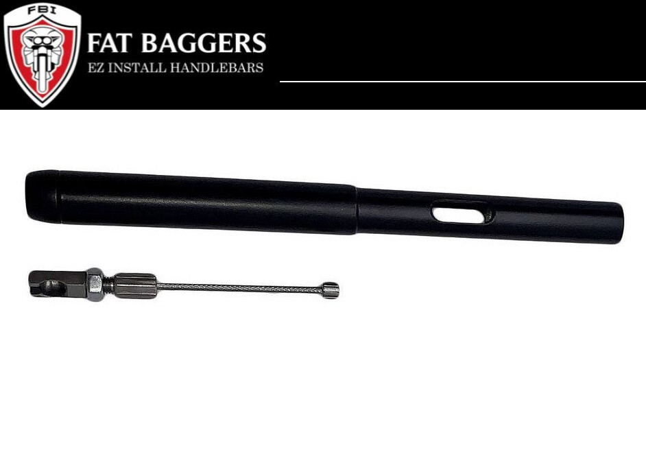 FAT BAGGERS EZ INSTALL CLUTCH CABLE 4" EXTENSION Harley Touring 21-23 Sftl 18-23