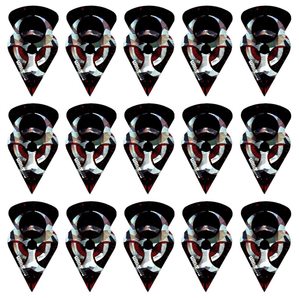 5 Sets Winmau Tomahawk Slim Dart Flights – Ships w/ Tracking - Bio-Hazard