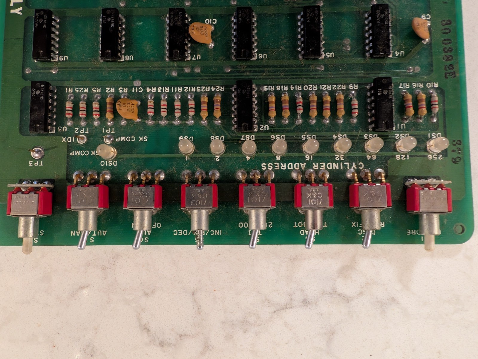 Vintage 1970s Wangco Disk Test Board