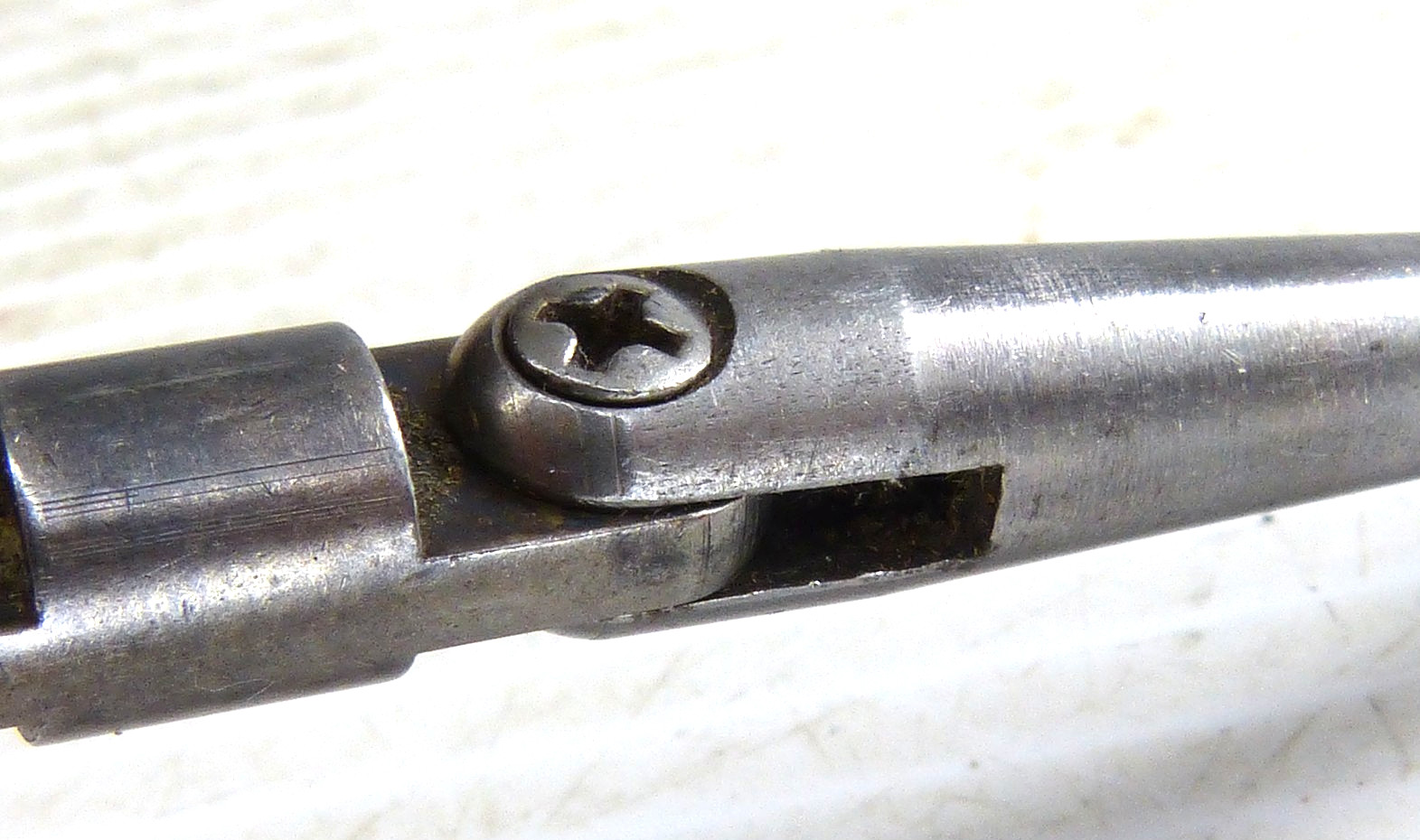 Moore Tools Dog Leg Indicator Holder Estate Find ! #2