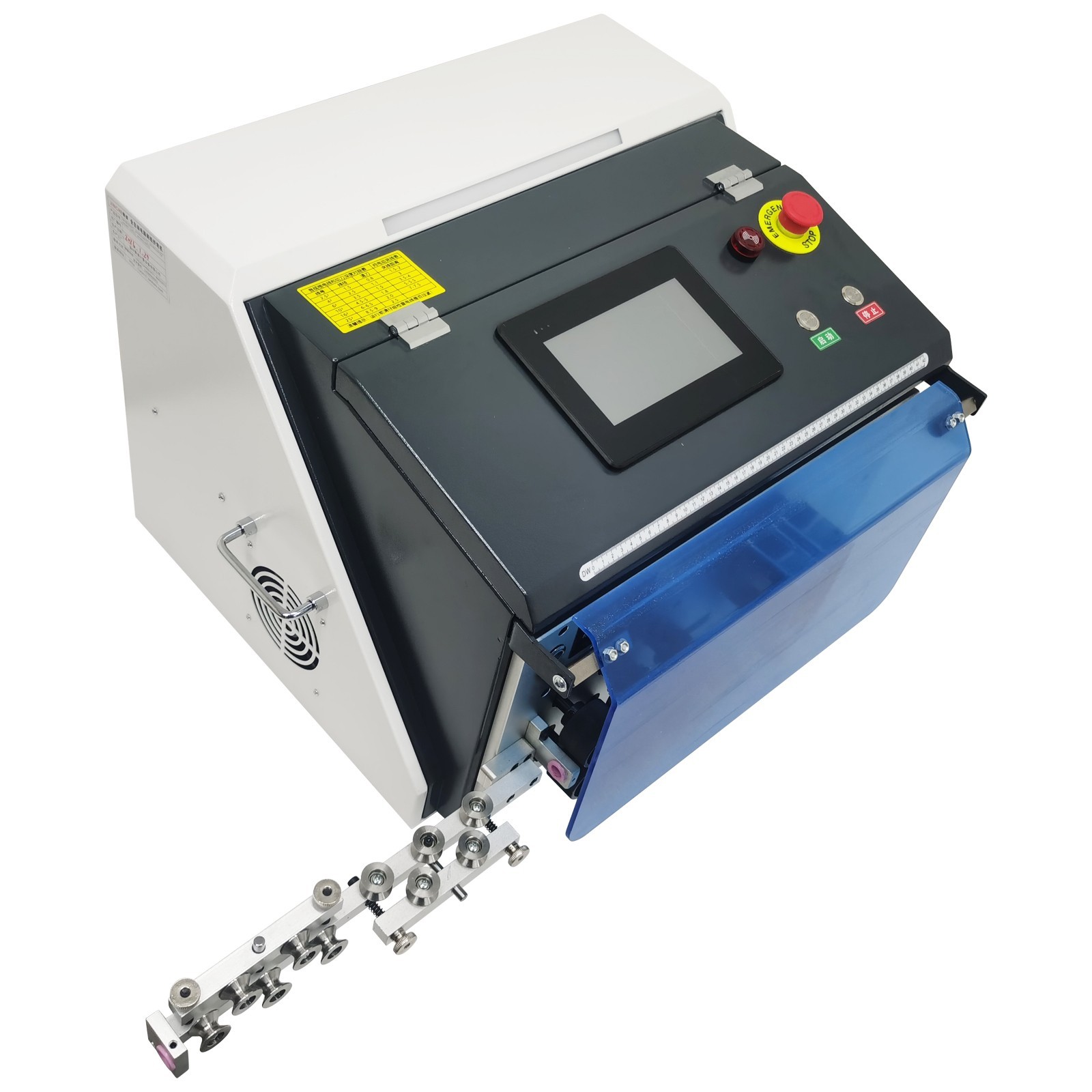 Automatic Computer Wire Stripping Bending Machine 1-16mm² Adjustable 110V 750W