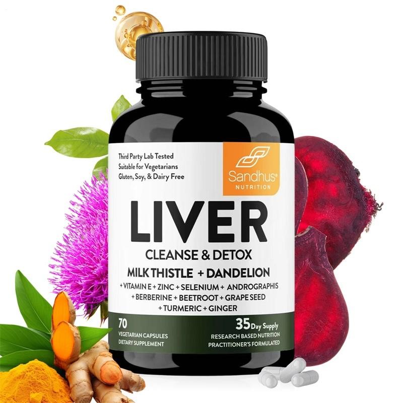 Liver Cleanse Detox, & Support , 70 Capsules (1-3 PACK)