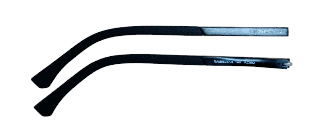 EMPORIO ARMANI 1041 3130-3175 BLACK REPLACEMENT ORIGINAL RODS