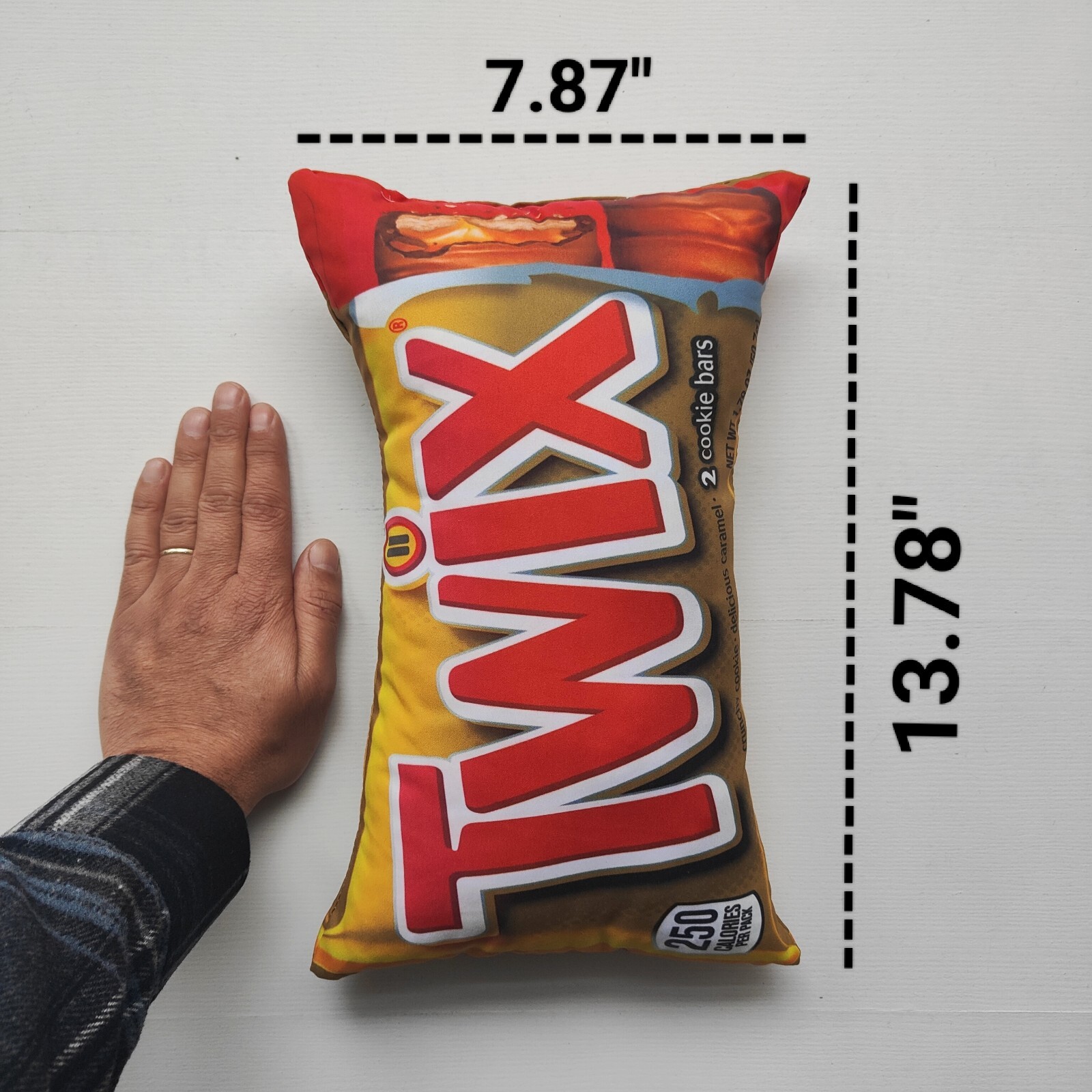 Twix Pillow,Ornament Toys,Novelty pillow,Food shaped pillow,Couch Pillow