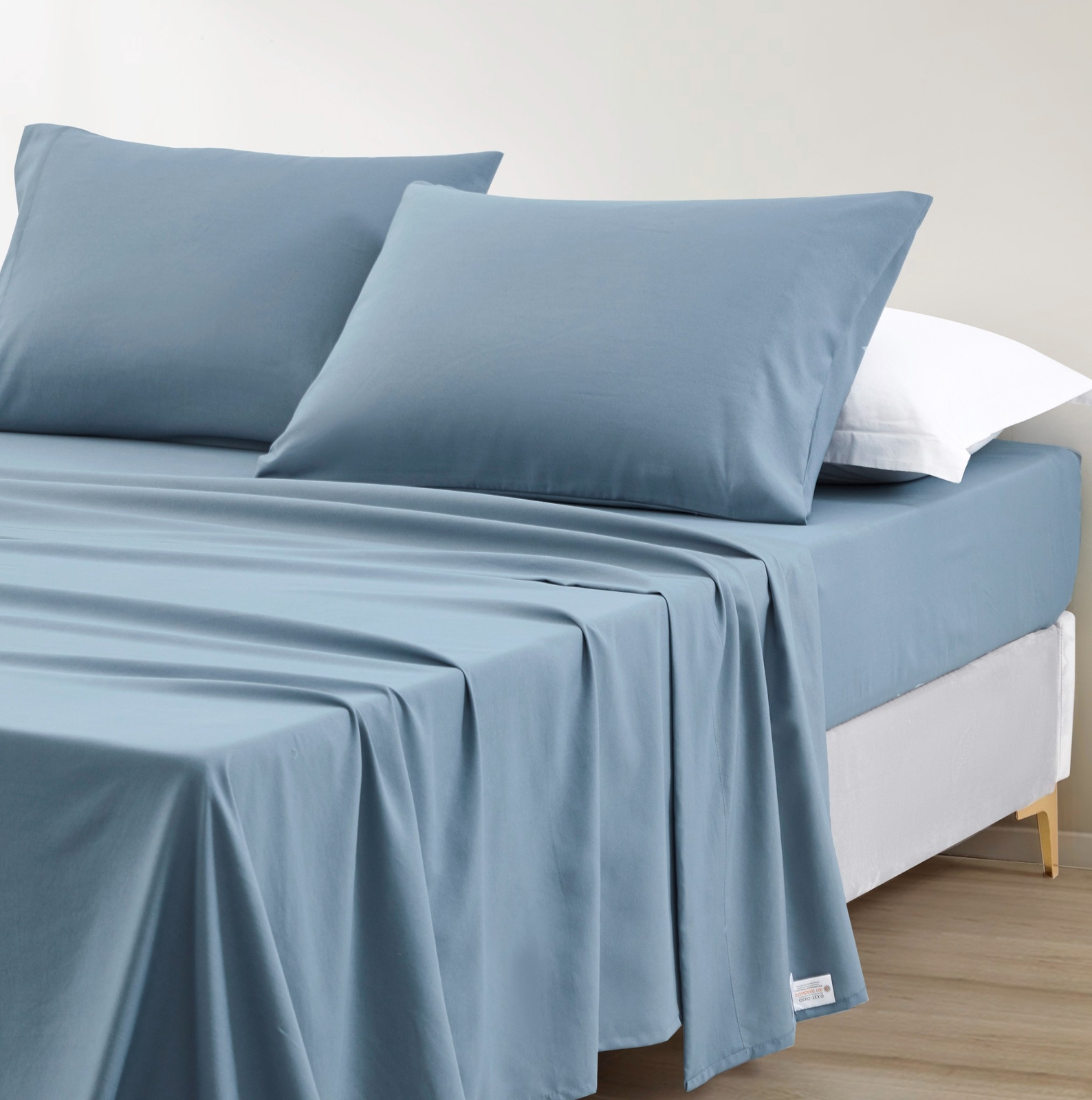 Chezmoi Collection Soft Washed Brushed Microfiber Deep Pocket Sheet Set