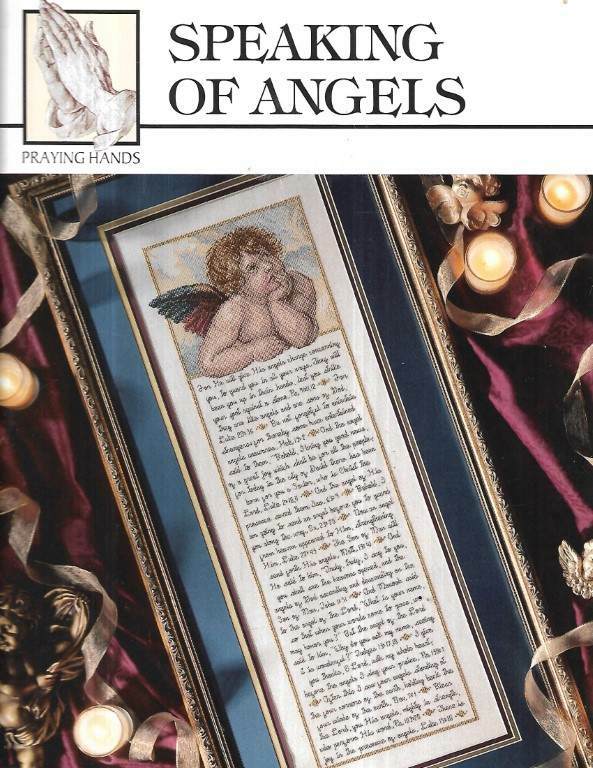 CROSS STITCH SPEAKING OF ANGELS BEAUTIFUL CHART MUST SEE!!!