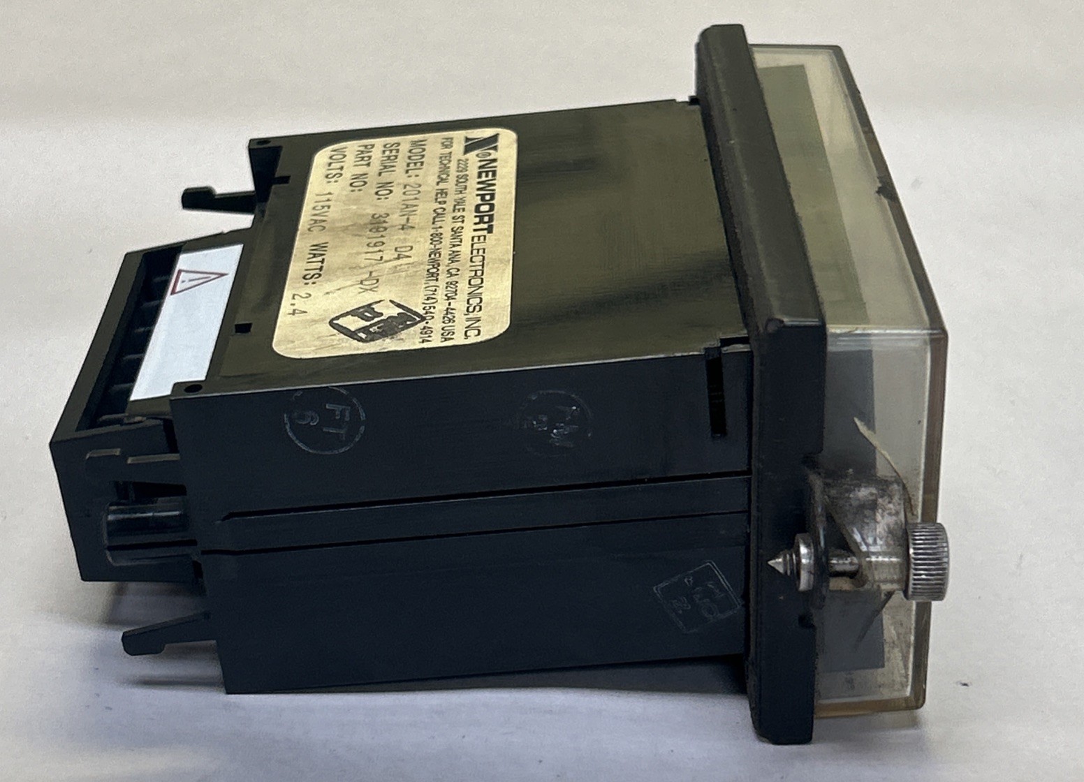 NEWPORT,201AN-4,DIGITAL PANEL METER 115V 2.4W