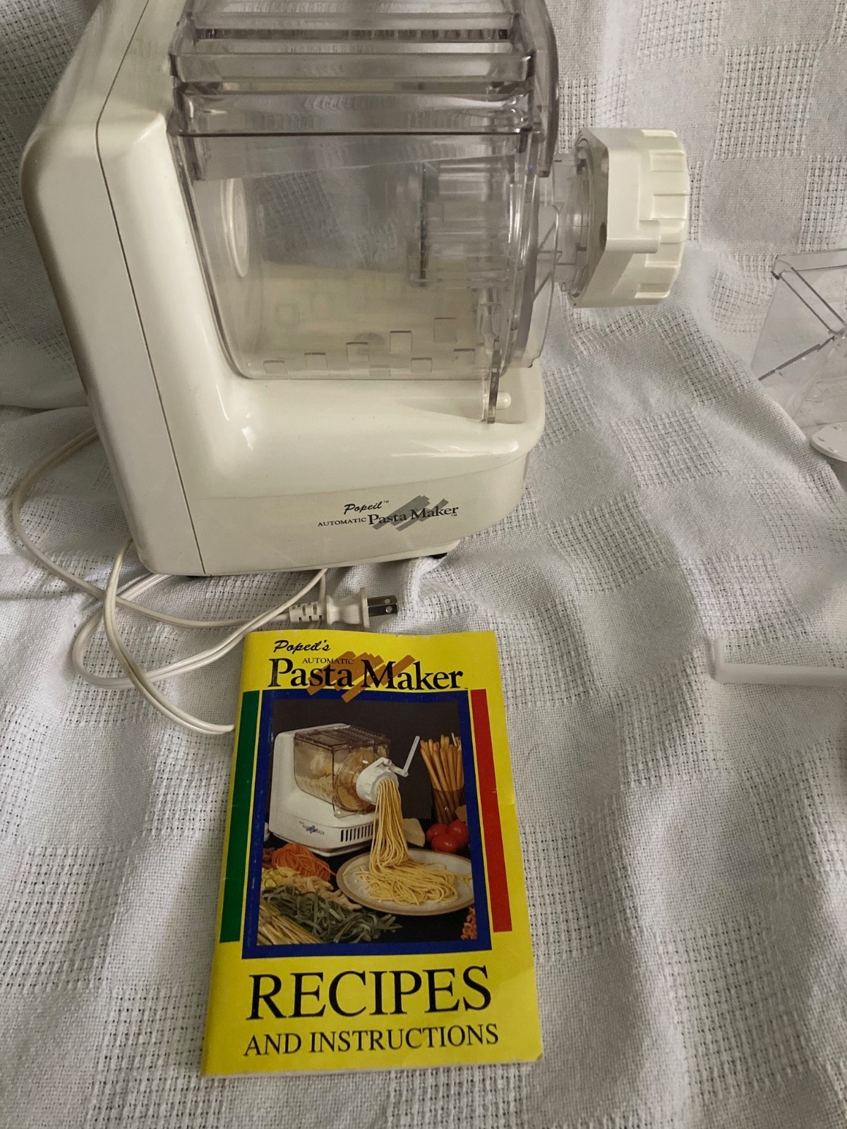 Popeil Automatic Pasta Maker Machine Model P400 + Accessories