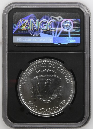 2018 Congo Rep. S5000F Silverback Gorilla PL 70 (S20B-B20)