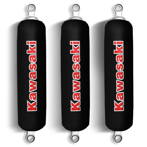 Black Shock Covers Kawasaki RACING KFX 450 KFX 700 (set of 3) NEW
