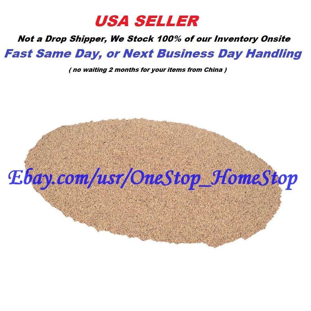 5 Lb., Fine Crushed Walnut Shell Tumbler Media, Dry Polishing Brass Alum