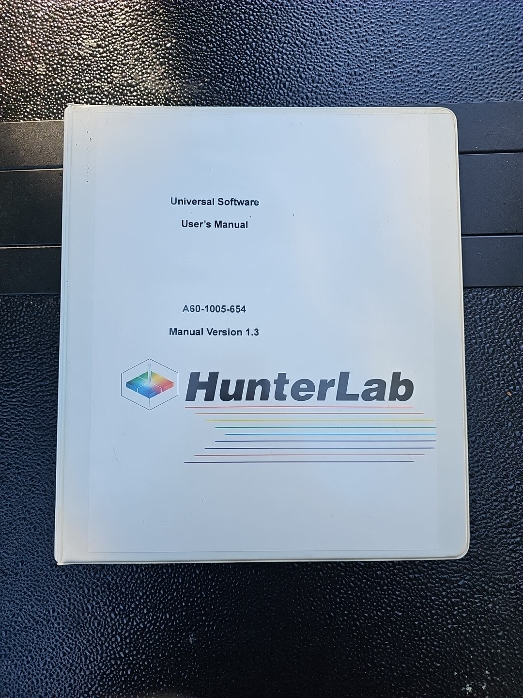 HunterLab Universal Software Version 3.0 - Users Manual/Instructions Version 1.3