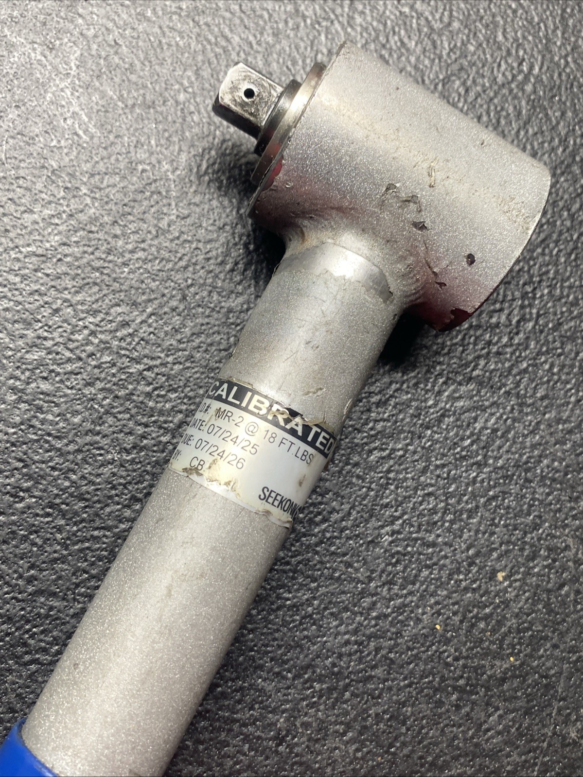 SEEKONK MR-2 PRE SET SLIP TORQUE WRENCH 3/8" DRIVE 18 FT. LBS.