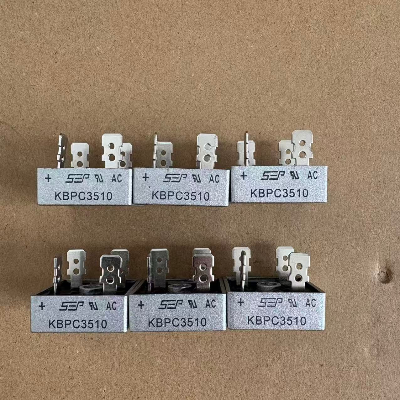 5pcs KBPC3510 Bridge Rectifier Diodes 35A 1000V Full Wave 4-Pin Silicon