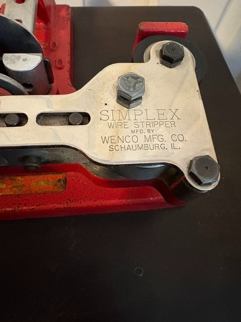 Wenco Simplex S30C Heavy Duty Multi Conductor Wire Stripper Stripping Machine