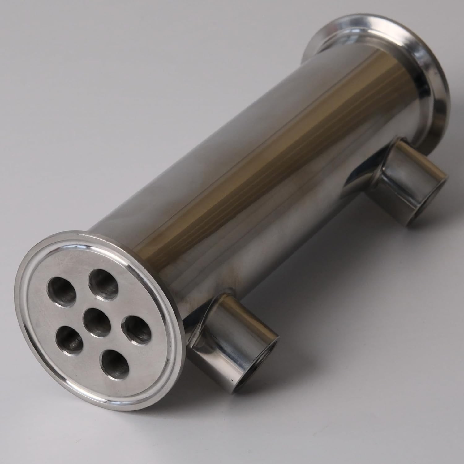 2" Tri Clamp Dephlegmator Condenser for Moonshine Reflux Still Column w 1/2" npt