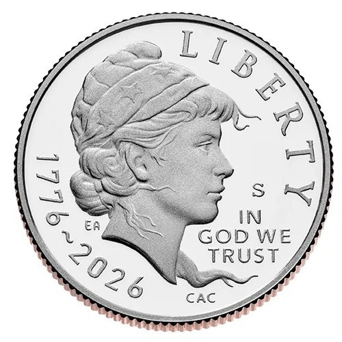 1776-2026-S Silver Proof Semiquincentennial Emerging Liberty Dime In Capsule
