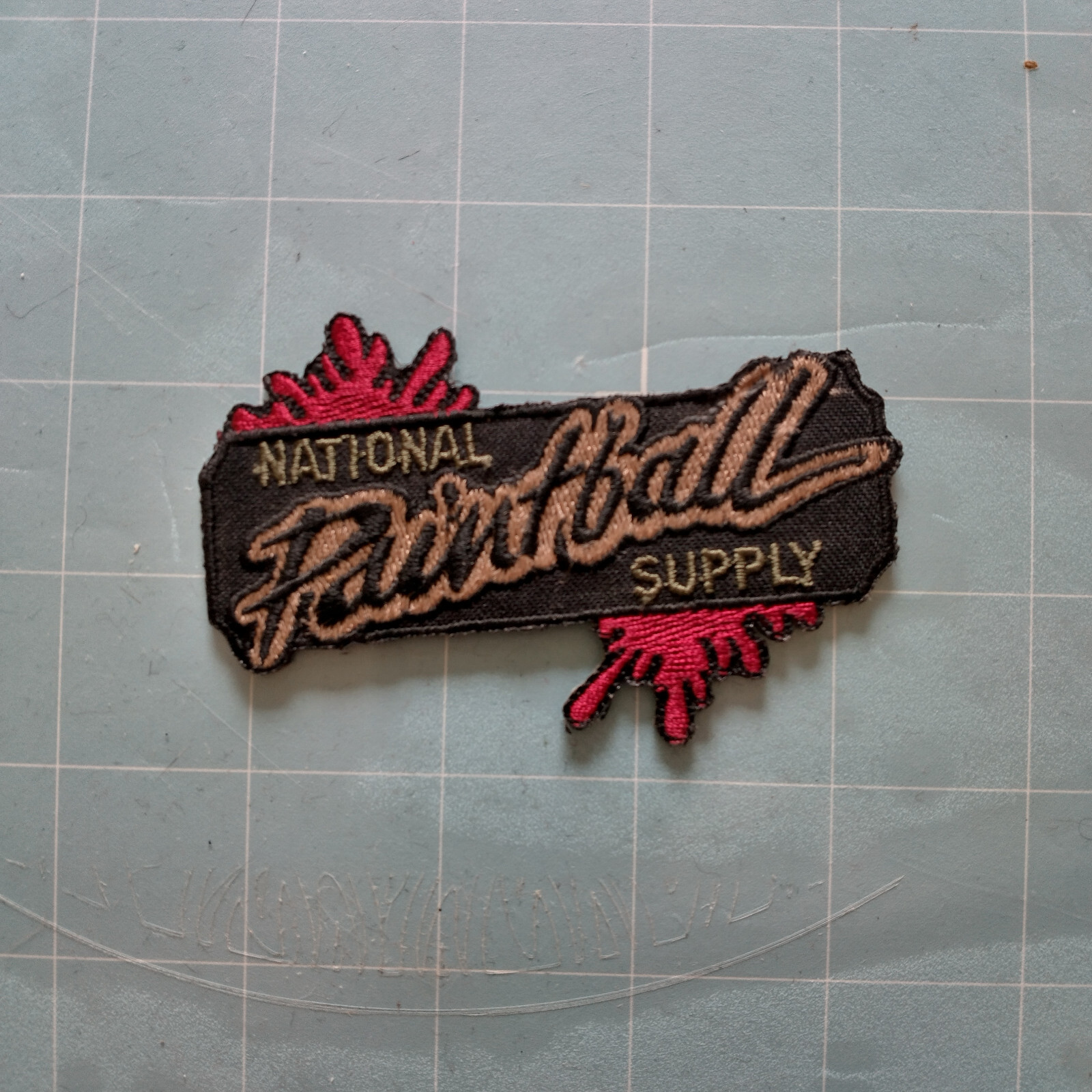 National Paintball Supply Patch size 3.5x1