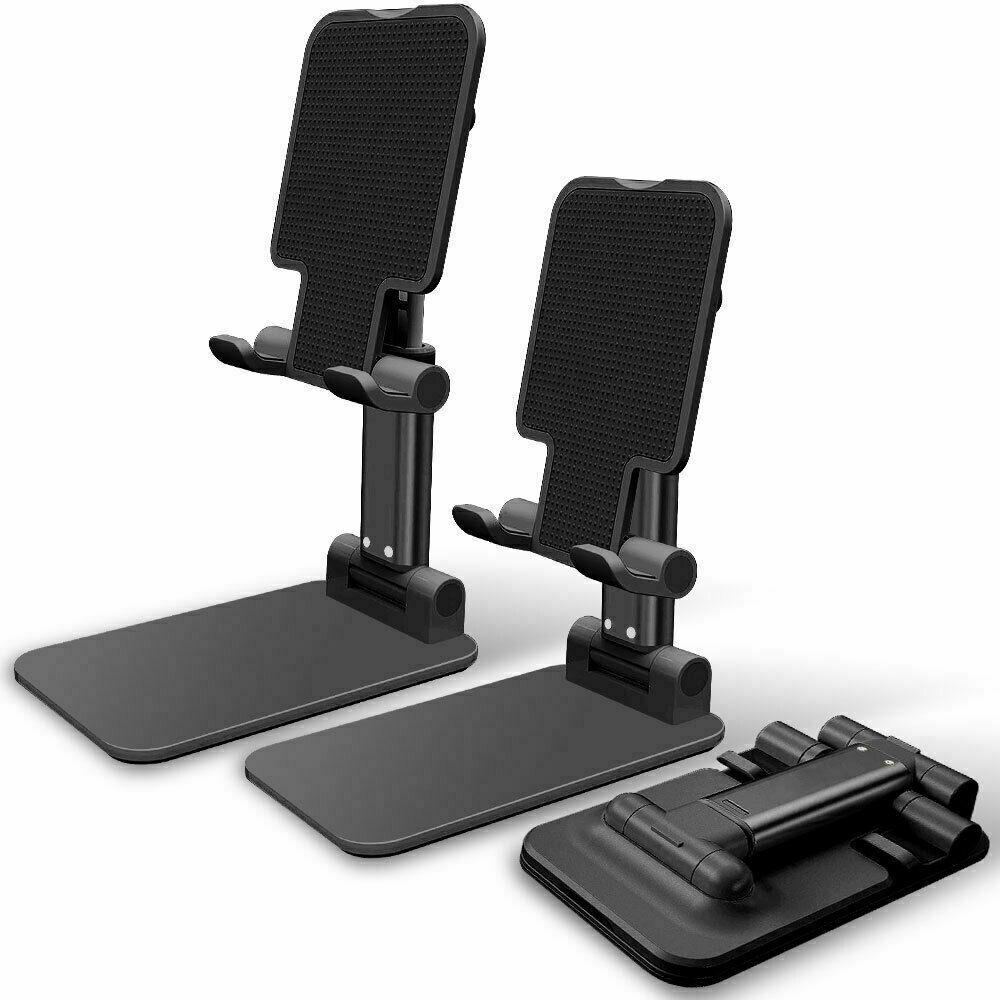 Adjustable Cell Phone Stand Holder Desk Dock Mount For iPad iPhone Kindle Tablet
