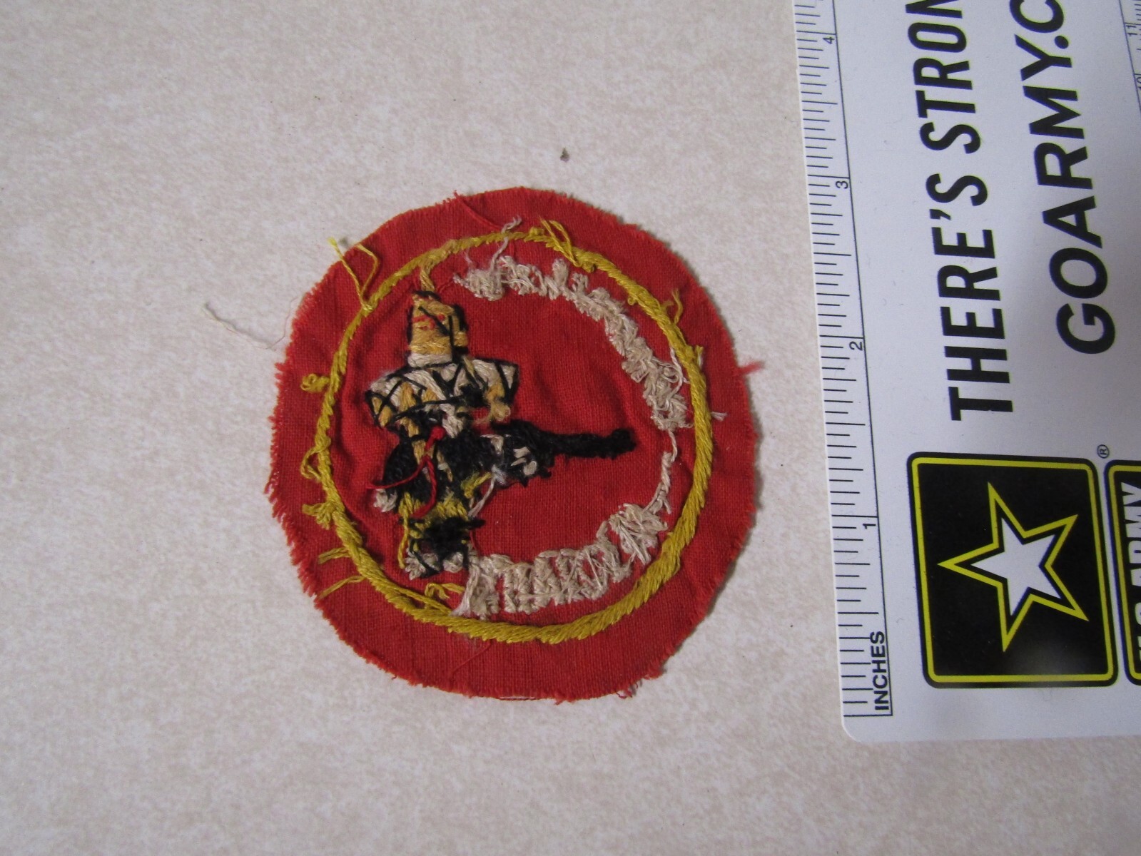 MILITARY PATCH OLD VIETNAM ERA COMMANCHERO A/101 AHB