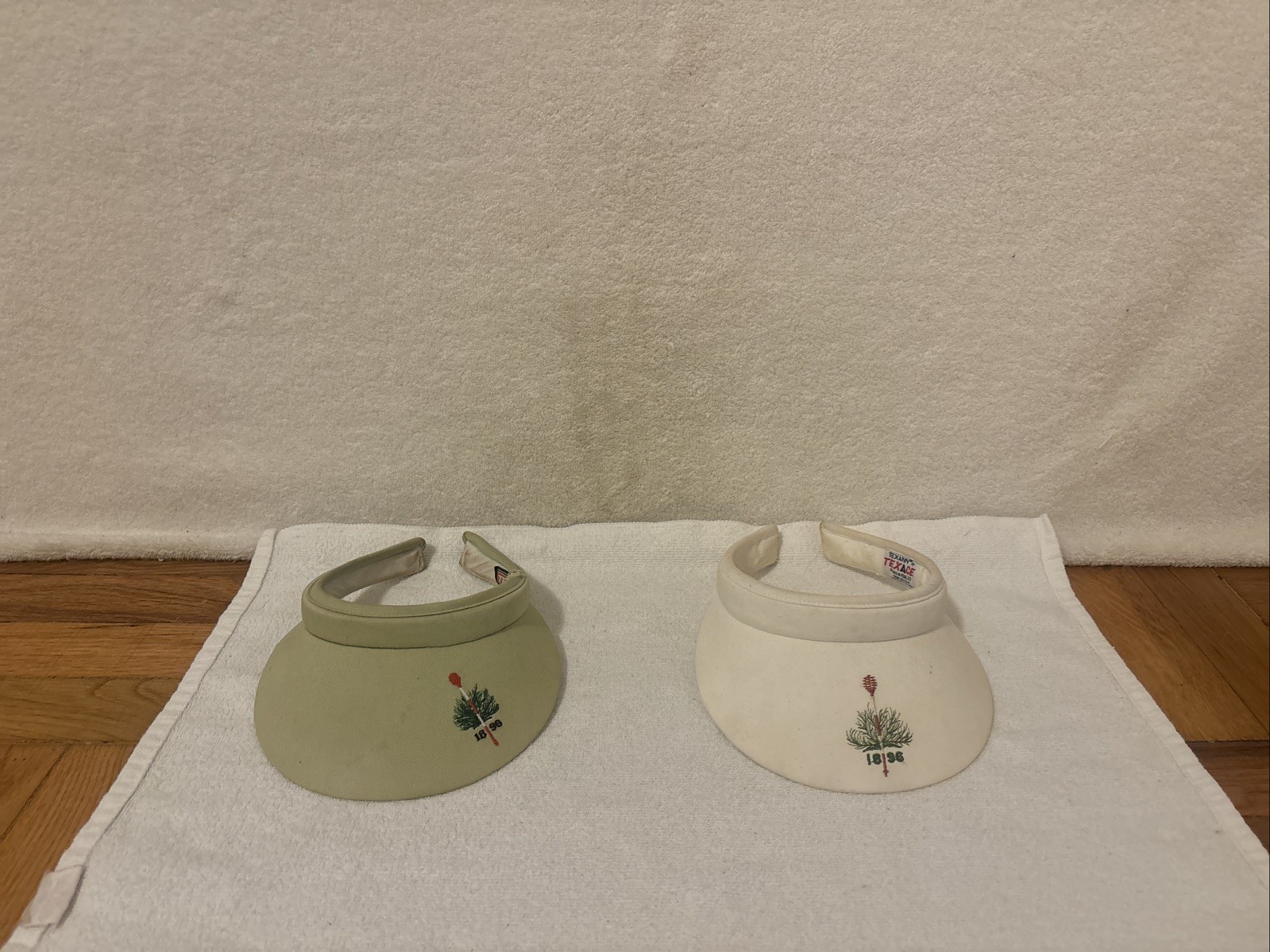 Vintage Merion Golf Club Visor Lot Of 2 Men's & Women's TEXACE FREE SHIP