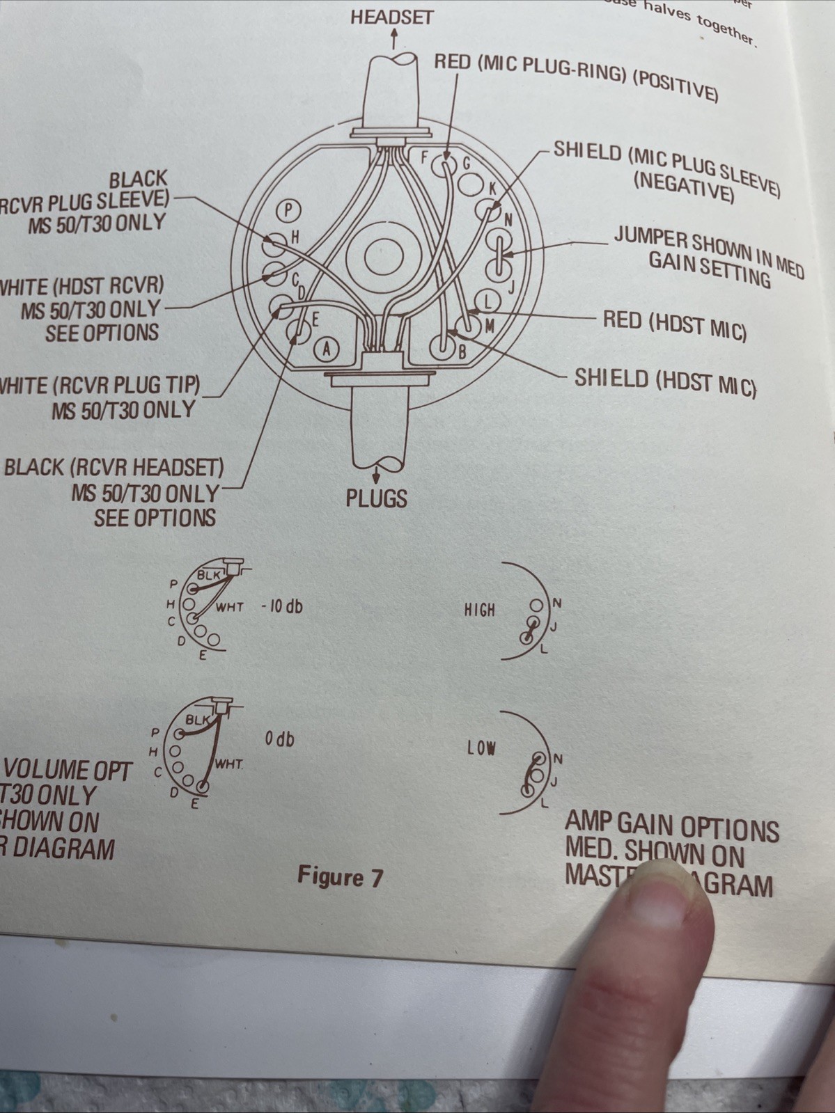 1971 Plantronics Install & Operation Manual MS40/T30-1 & MS50/T30-3 Microphones