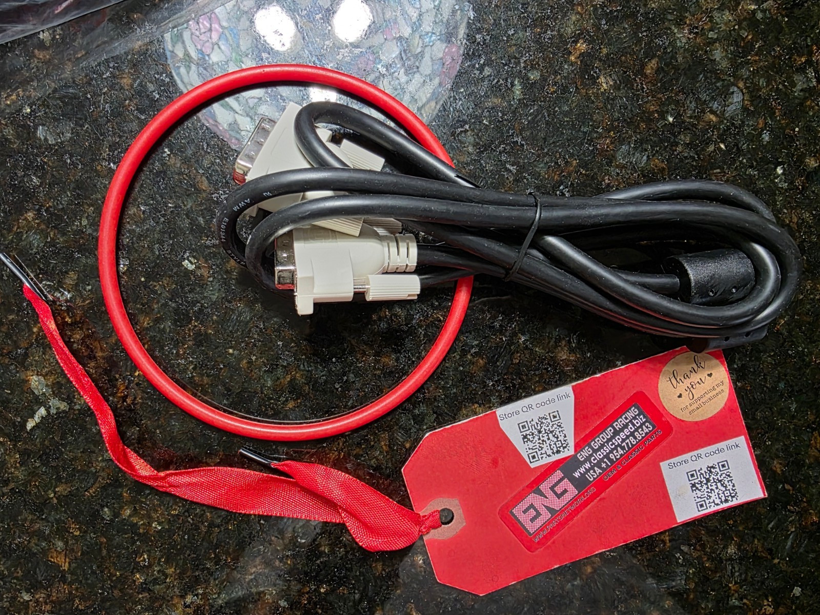 IMPORT NEW OEM Male DVI-D to Male DVI-D Display Monitor Cable AWM E101344 20276