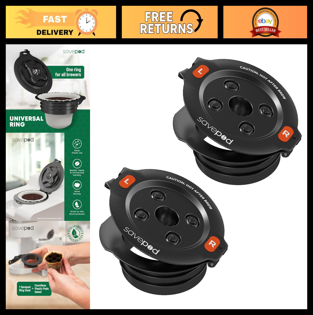 Reusable Coffee Pod Maker for Keurig & K-Cup Machines - Smart, Easy & Convenient