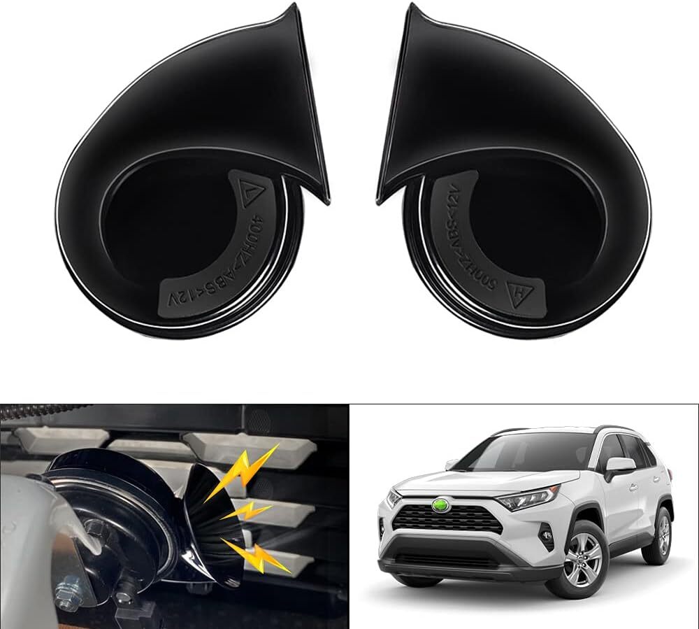 Autorder Car Horn Kit for Toyota RAV4 2025 2024 2023 2022 2021 2020 Black