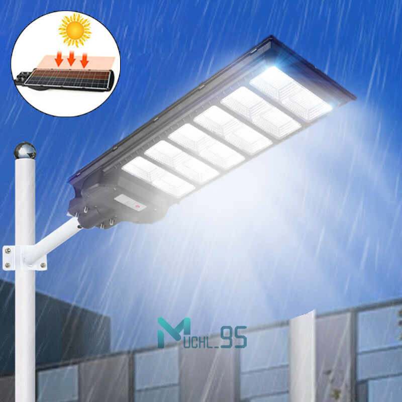 9900000000LM 1200LED Luz Lampara Alumbrada Solar Para Patio Exterior En La Calle