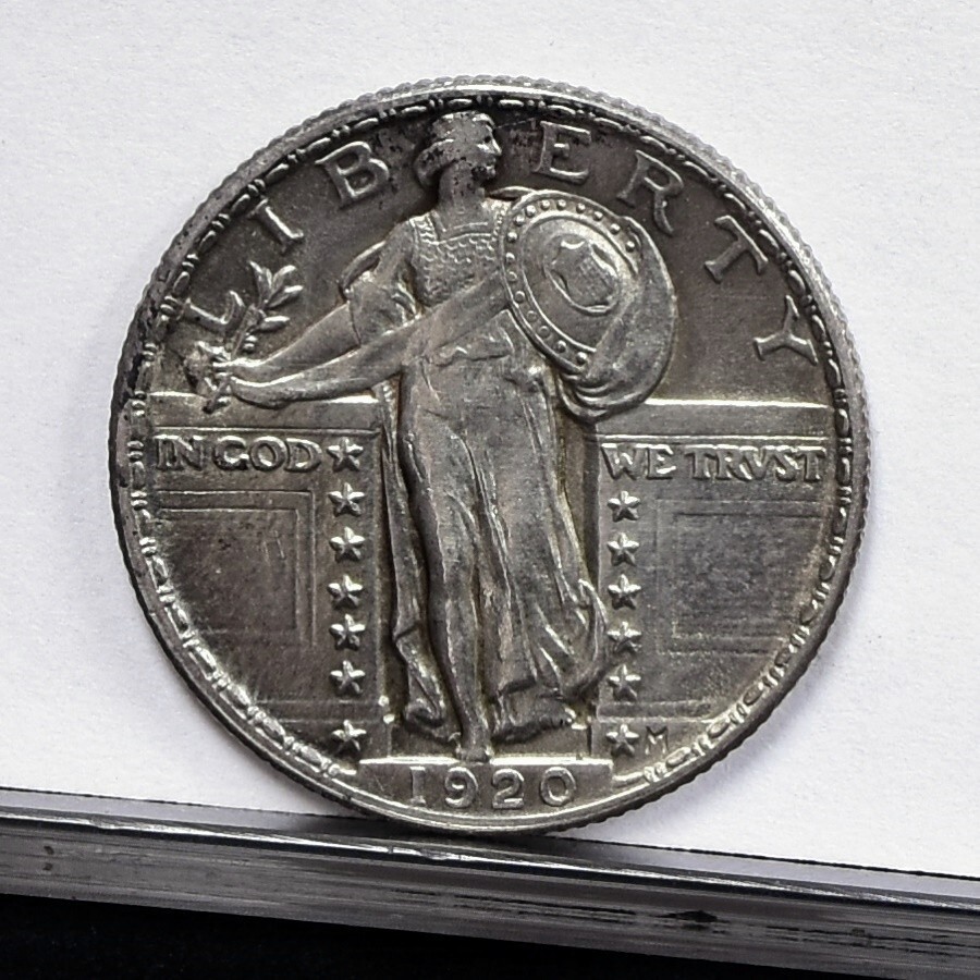 1920 Standing Liberty Quarter - Unc Details, Cleaned (#57616-L)
