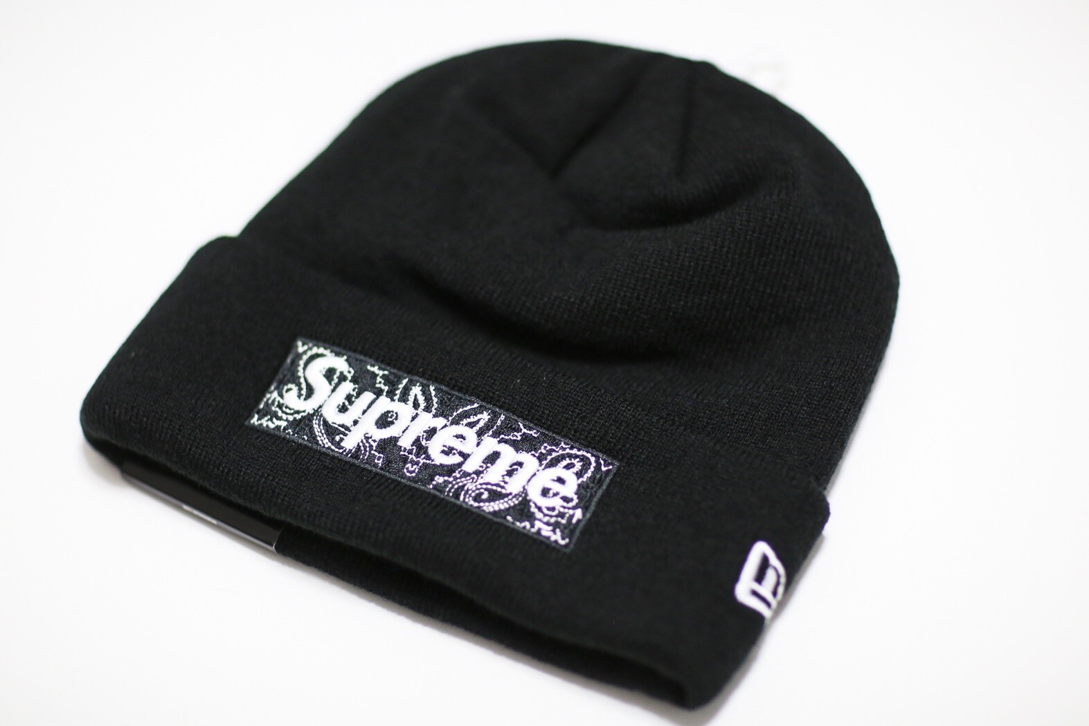 Supreme Black Beanie FW19 Box Logo
