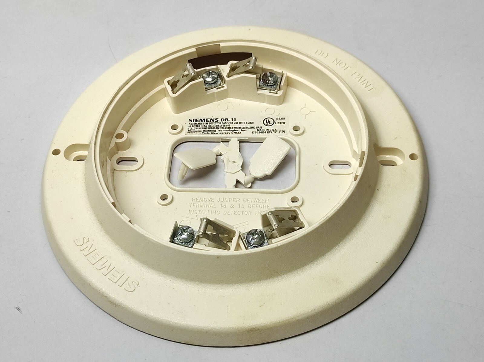 Siemens DB-11 Detector Base 500-094151 3-Pcs Lot Sale