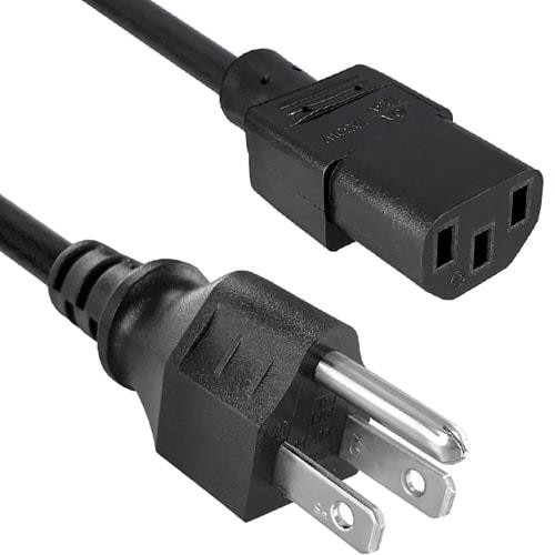 1pc QUALTEK ELECTRONICS CORP 312011-01 Power Cords, AC, SJT, 3X16 BLK 6.56