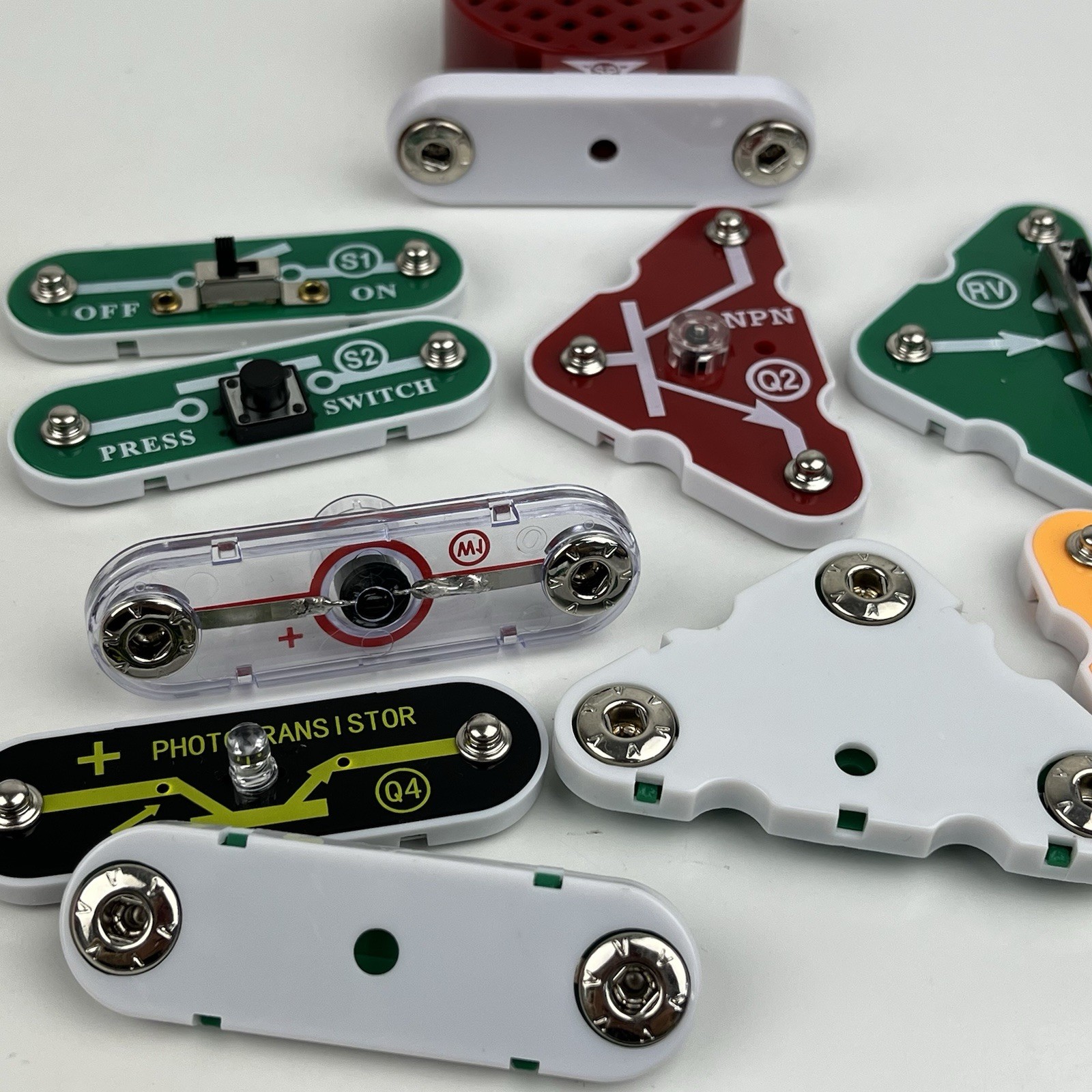 Lot of Elenco Snap Circuits Parts, Replacement Parts