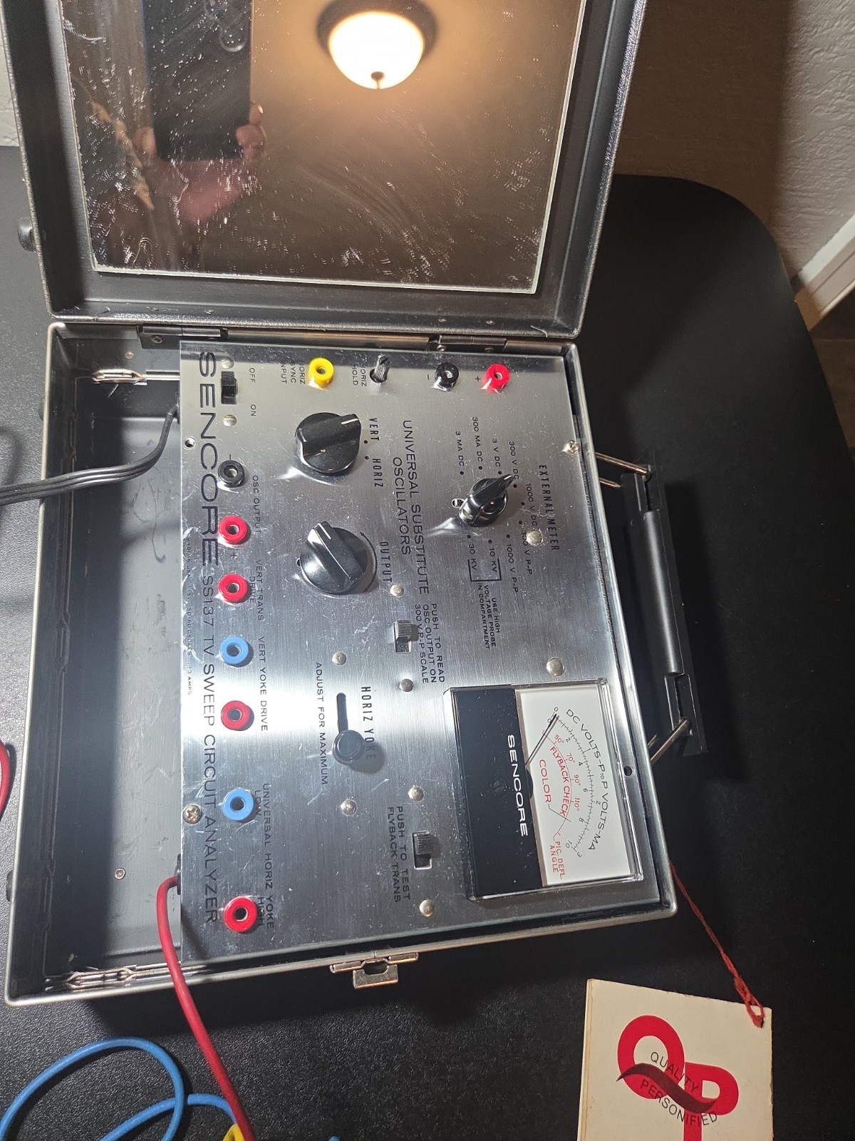 Sencore SS137 Sweep Circuit Analyzer - Power On - Untested