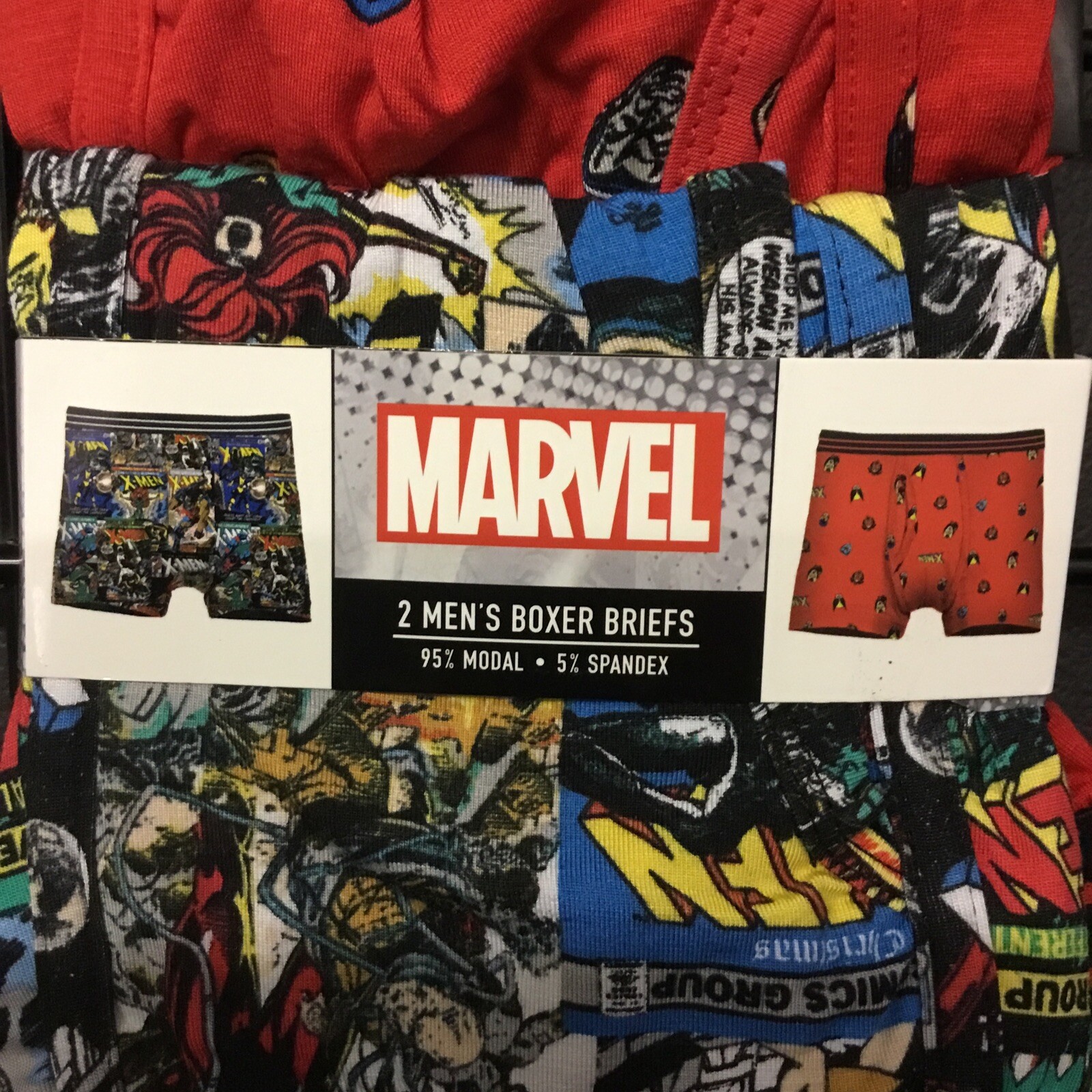 Marvel Men's 2 Pack X-Men Boxer Briefs